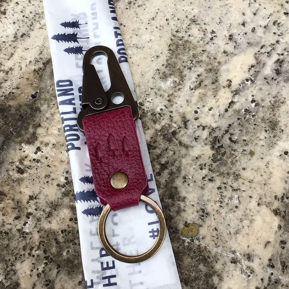 Portland Leather Goods-PLG KEYCHAIN - Picture 2 of 3